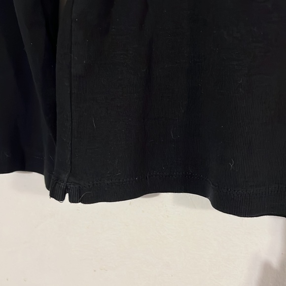 Ralph Lauren black long sleeve 100% cotton tee w/small patch pocket on sleeve - Picture 3 of 8